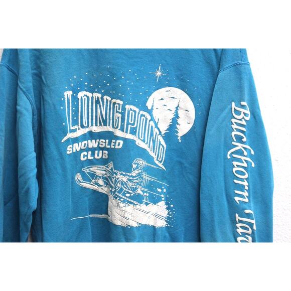 Vintage Long Pond Snowmobile Club Buckhorn Tavern Sweatshirt XL - Picture 2 of 6